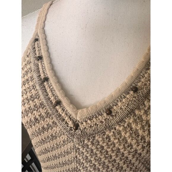 Villager Crochet Knit and Beaded Tank Top - Picture 3 of 5